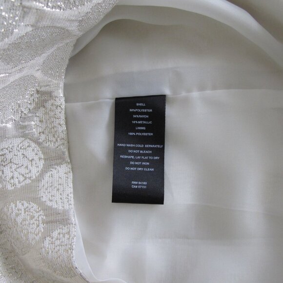 Jessica Howard | Wedding Cocktail Metallic Circle Dress Reception Celebration - Picture 4 of 8